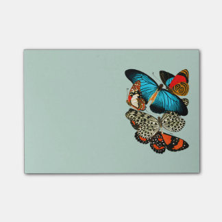 Schmetterlings-Collage Post-it Klebezettel