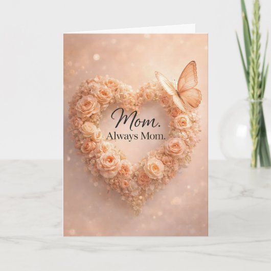 Schmetterlings-Design | Muttertags-Geschenkkarte Karte (Vorderseite)