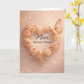 Schmetterlings-Design | Muttertags-Geschenkkarte Karte (Gelbe Blume)