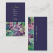 Schmetterlings-Designer-UnternehmensVisitenkarten Visitenkarte (Vorne/Hinten)