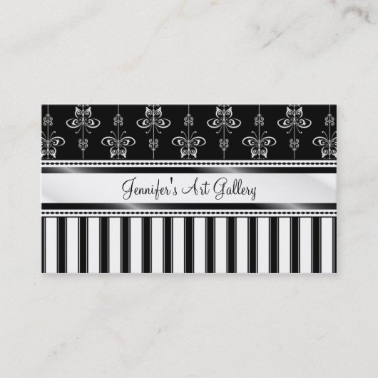 Schmetterlings-Effekt-Kunst-Visitenkarte Visitenkarte (Vorderseite)