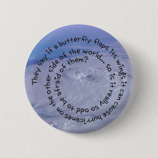 Schmetterlings-Effektknopf Button (Vorderseite)