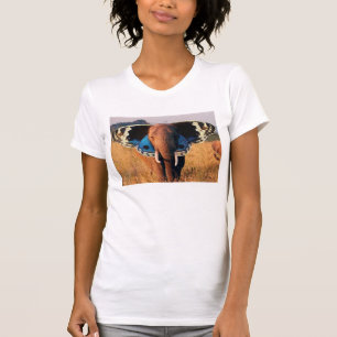 Schmetterlings-Elefant T-Shirt