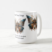 Schmetterlings-Ermutigung Kaffeetasse (VorderseiteRechts)