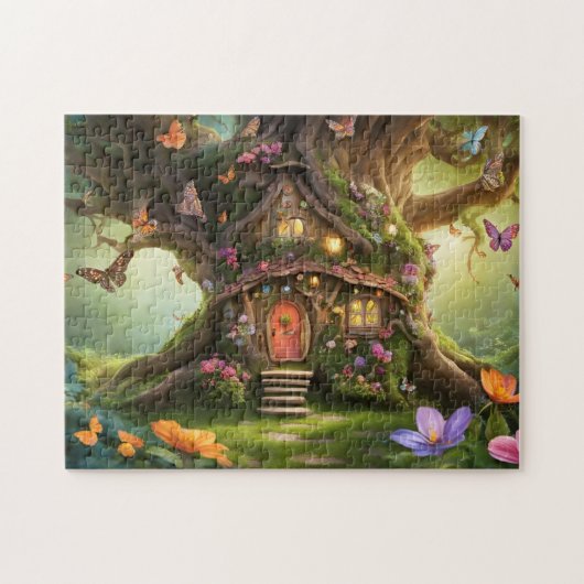 Schmetterlings-Fantasie Puzzle (Horizontal)