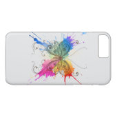 Schmetterlings-Farbspritzen Case-Mate iPhone Hülle (Rückseite (Horizontal))