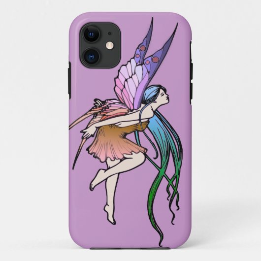 Schmetterlings-Fee Case-Mate iPhone Hülle (Rückseite)