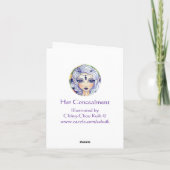 Schmetterlings-Fee * ihre Geheimhaltung * leere Karte (Rückseite)