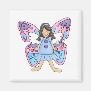 Schmetterlings-Fee-Prinzessin Magnet