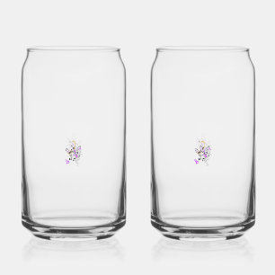 Schmetterlings-Fee-Tattoo-Vektor – Vintage-Blumenk Dosenglas