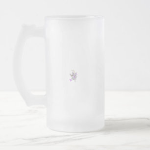 Schmetterlings-Fee-Tattoo-Vektor – Vintage-Blumenk Mattglas Bierglas
