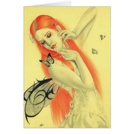 Schmetterlings-feenhafte Geheimnis-Karte