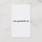 Schmetterlings-feenhafte Mond-Visitenkarten Visitenkarte (Rückseite)