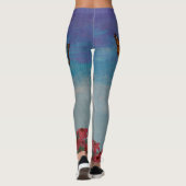 Schmetterlings-Feld-Leggings Leggings (Rückseite)