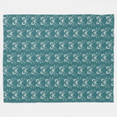 Schmetterlings-Fleece-Decke Fleecedecke (Vorderseite (Horizontal))