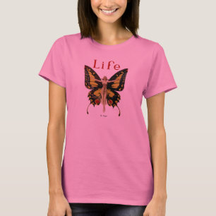 Schmetterlings-Frauen-Illustration von Leyendecker T-Shirt