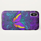 Schmetterlings-Freude stark Case-Mate iPhone Hülle (Rückseite (Horizontal))