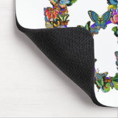 Schmetterlings-Friedenssymbol Mousepad (Ecke)