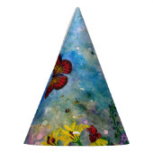 Schmetterlings-Garten-Party-Hut Partyhütchen (Links)