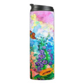 Schmetterlings-Garten Thermosbecher (Nach rechts gedreht)