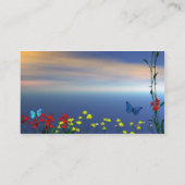 Schmetterlings-Garten Visitenkarte (Rückseite)