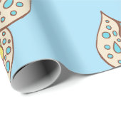 Schmetterlings-Geburtstagsgeschenk-Verpackungspapi Geschenkpapier (Rolleneckpunkt)