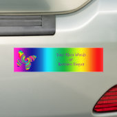 Schmetterlings-geformte Regenbogen-Rotation Autoaufkleber (Auf Auto)