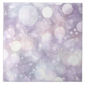Schmetterlings-Glanz Lavendel ID1184a Fliese (Vorderseite)