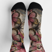 Schmetterlings-Grace-Crew-Socken Socken (Oben)