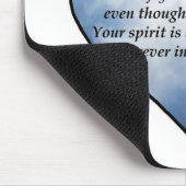 Schmetterlings-Herz-Gedicht Mousepad (Ecke)