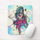 Schmetterlings-Himmel-Fee AIAs feenhafte Mousepad (Mit Mouse)
