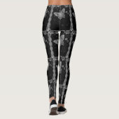 Schmetterlings-Hintern Boho Vintage Spitze Leggings (Rückseite)