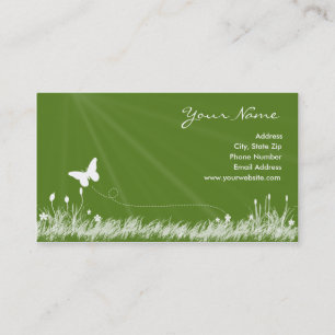Schmetterlings-im Flug Visitenkarte