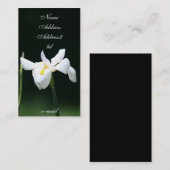 Schmetterlings-Iris-Visitenkarte Visitenkarte (Vorne/Hinten)