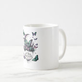 Schmetterlings-Kaffeetasse | Fairycore Florale Ins Kaffeetasse (VorderseiteRechts)