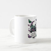 Schmetterlings-Kaffeetasse | Fairycore Florale Ins Kaffeetasse (Vorderseite Links)
