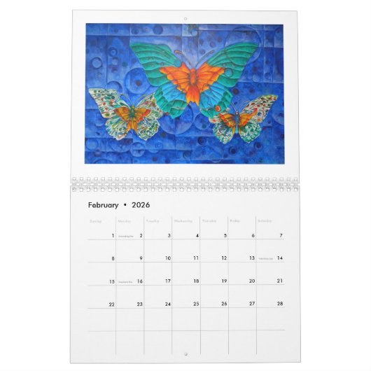 Schmetterlings-Kalender 2019 durch Timothy Orikri Kalender (Feb 2026)