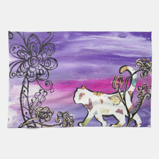 Schmetterlings-Katze Küchentuch