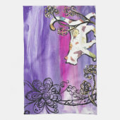 Schmetterlings-Katze Küchentuch (Vertikal)