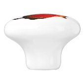 Schmetterlings-/Keramik-Griff Keramikknauf (Seitenansicht)