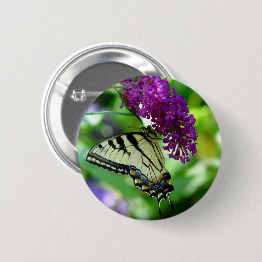 Schmetterlings-Knopf Button (Vorne & Hinten)