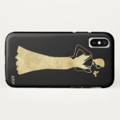 *~* Schmetterlings-Kunst-Deko Nouveau Case-Mate iPhone Hülle (Rückseite (Horizontal))