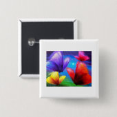 Schmetterlings-Kunst-Malerei - multi Button (Vorne & Hinten)