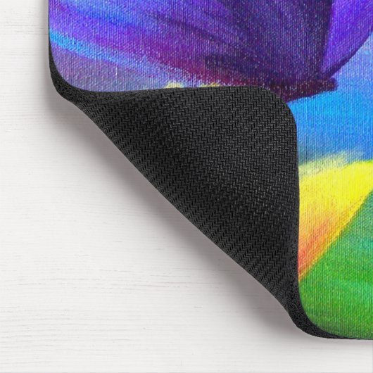 Schmetterlings-Kunst-Malerei - multi Mousepad (Ecke)