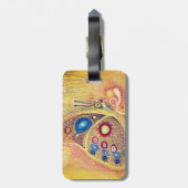 Schmetterlings-Kunst-Namen-Gepäckanhänger mit Gepäckanhänger (Rückseite vertikal)