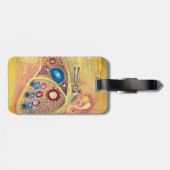 Schmetterlings-Kunst-Namen-Gepäckanhänger mit Gepäckanhänger (Rückseite horizontal)