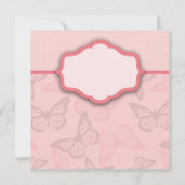 Schmetterlings-Küsse danken Ihnen Karte 2 (Rückseite)