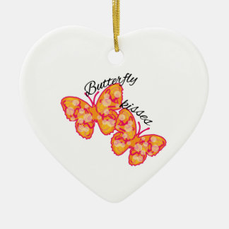 Schmetterlings-Küsse Keramik Ornament