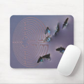 Schmetterlings-Labyrinth Mousepad (Mit Mouse)