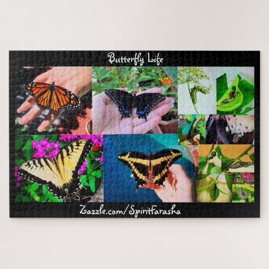 Schmetterlings-Lebens-Puzzle Puzzle (Horizontal)